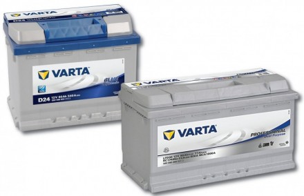 Varta Batteries meet all your requirements. Marine and Hobby VARTA batteries